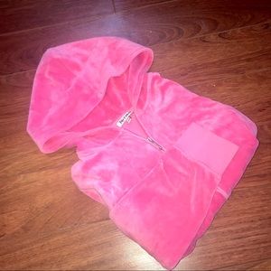 Juicy Couture Pink Velour Sweatshirt